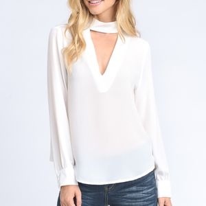 GIGI COLLAR LONG-SLEEVED BLOUSE